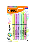 BIC BIC Brite Liner Pen Style Highlighter Asst Chisel 6Pk