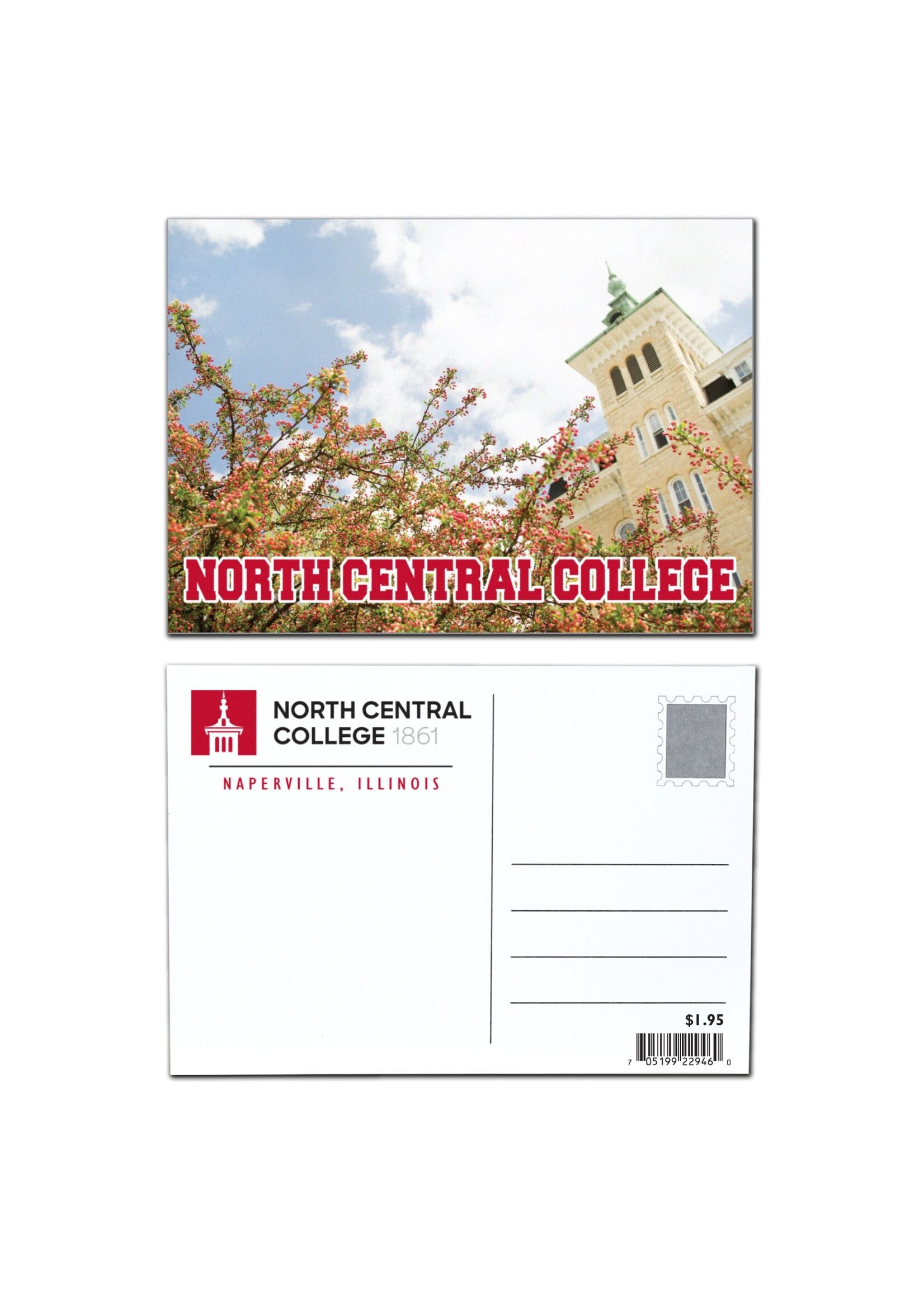 Spirit Products North Central College Old Main Post Card