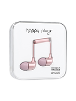 Happy Plugs Happy Plugs In-Ear Earbuds  w/Microphone Pink Gold