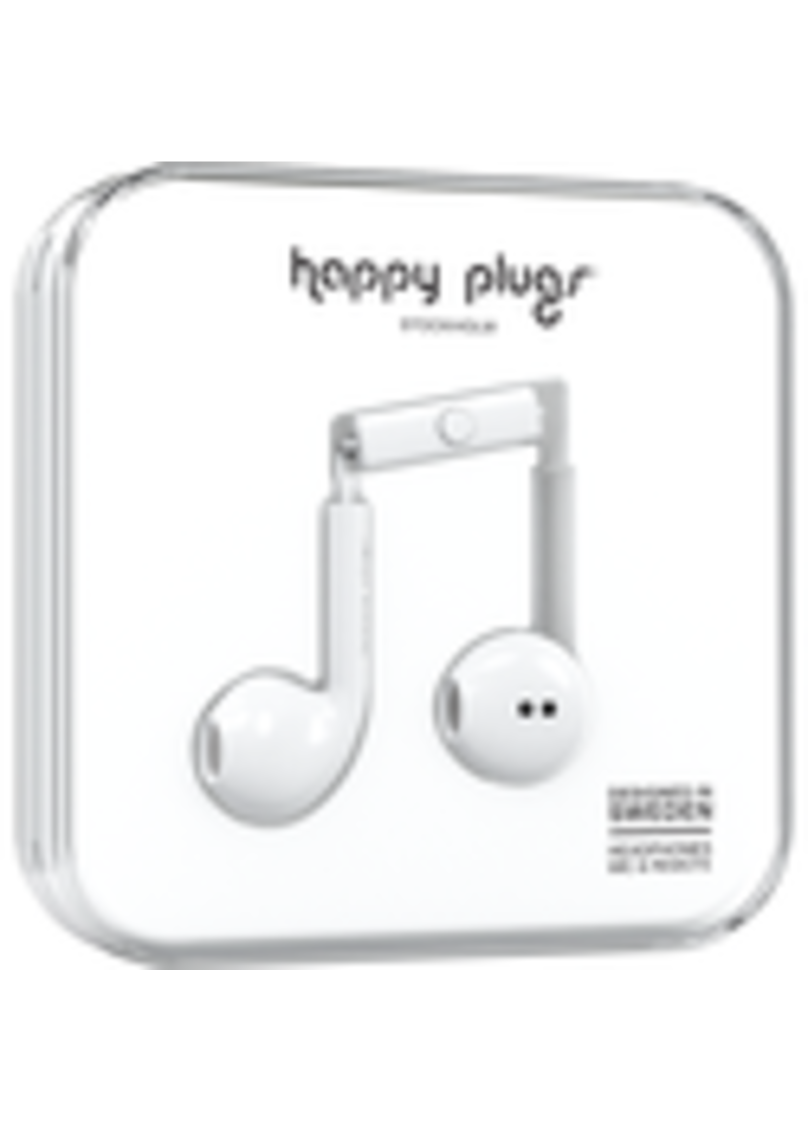 Happy Plugs Happy Plugs Earbuds Plus  w/Microphone