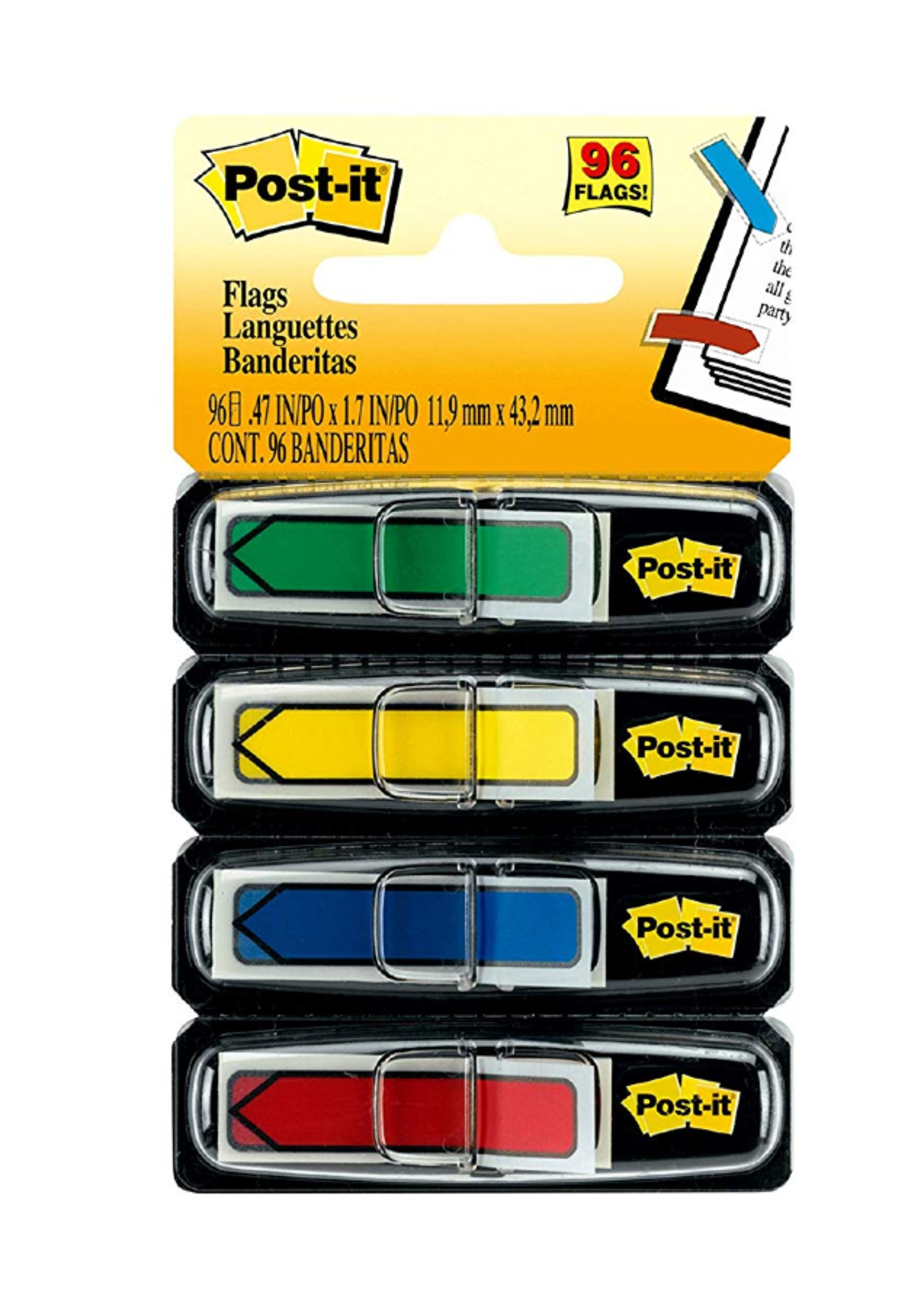 Post-It Post-it Arrow Flags Asst. 4pk Primary