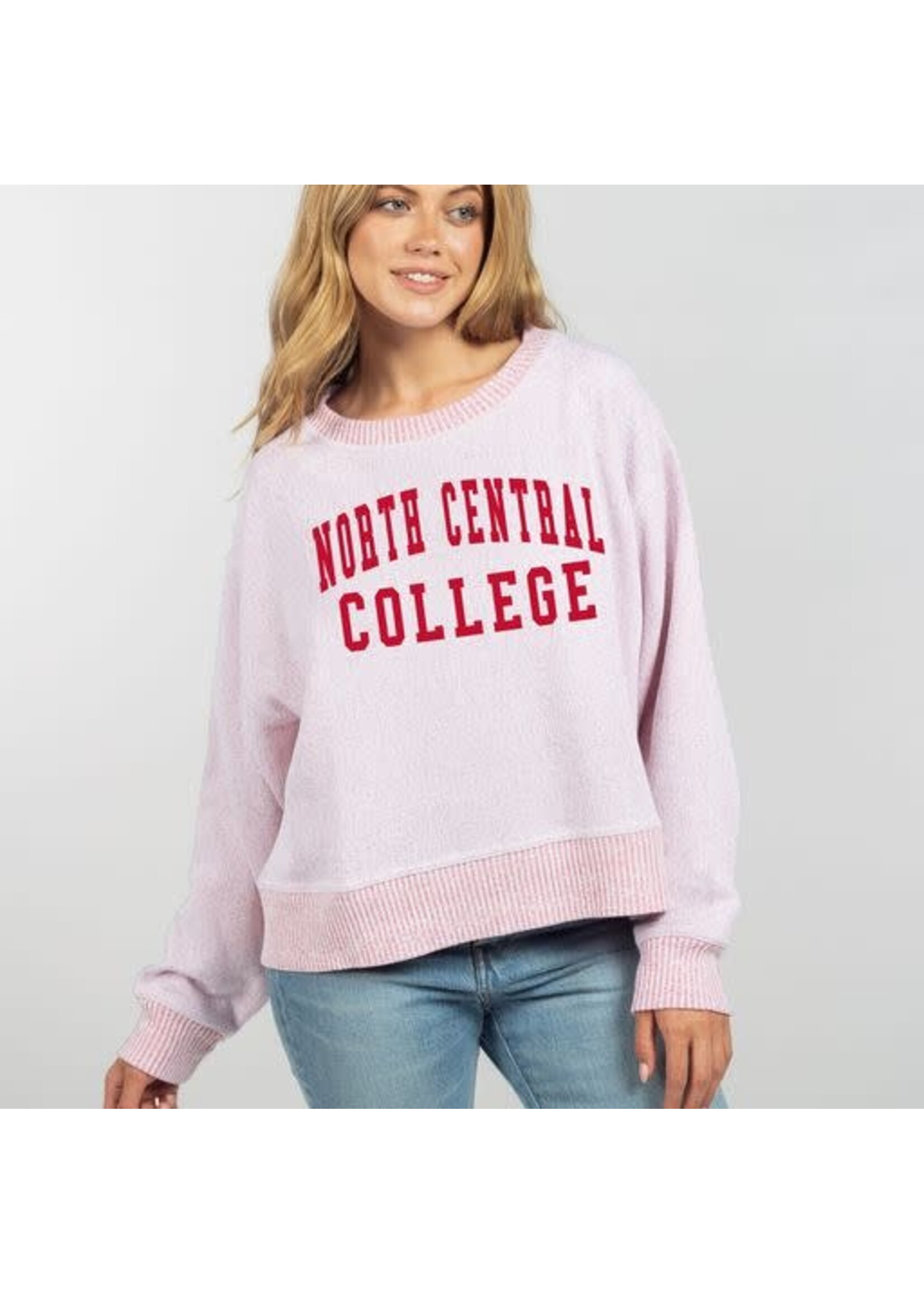 Cool Down Cropped Pullover, Cardinal - North Central College Campus Store