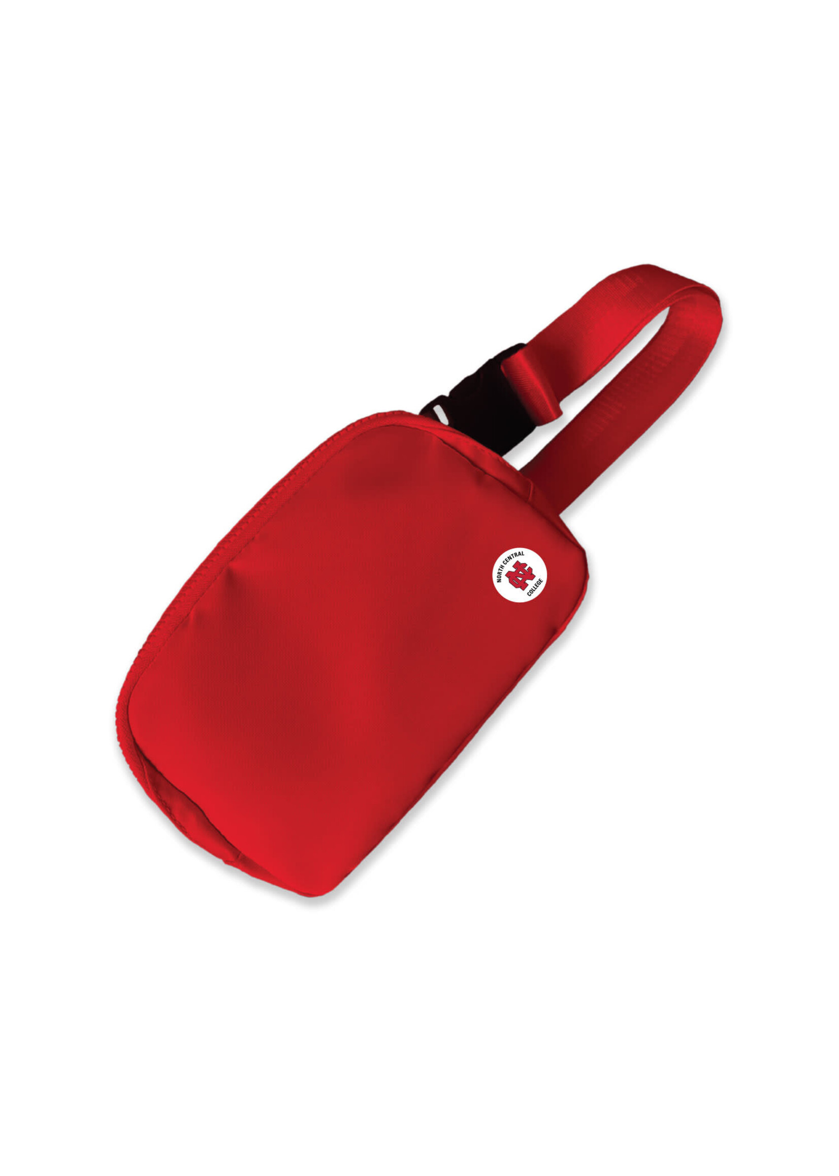 Jardine Associates All Red Belt Bag w/ North Central College Medallion