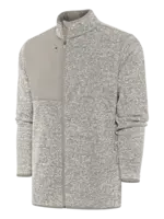 Antigua Fortune Full Zip - Oat Heather