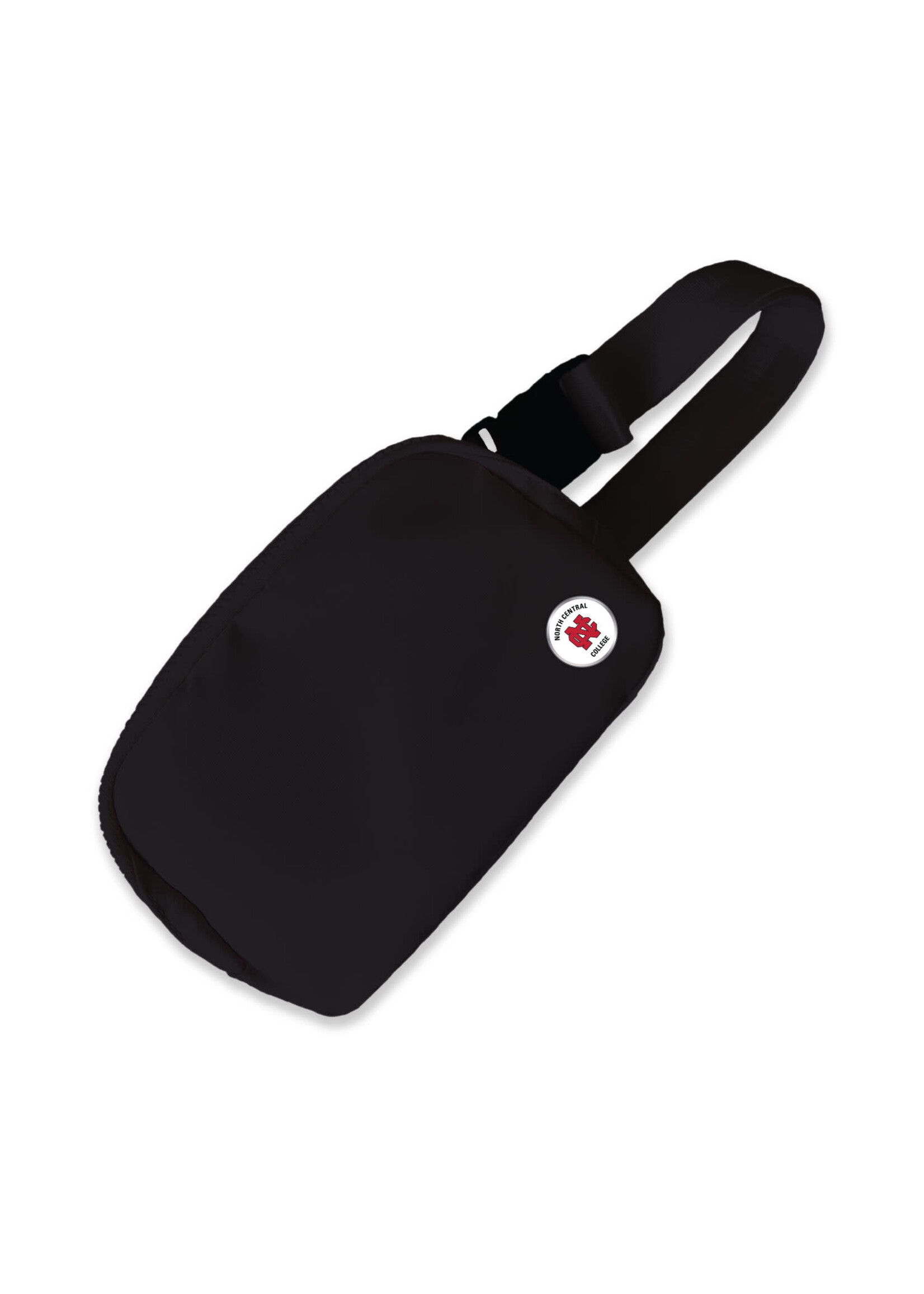 Jardine Associates Belt Bag - Black w/ North Central College  medallion