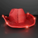 Light up Cowboy Hat w/ Sequins