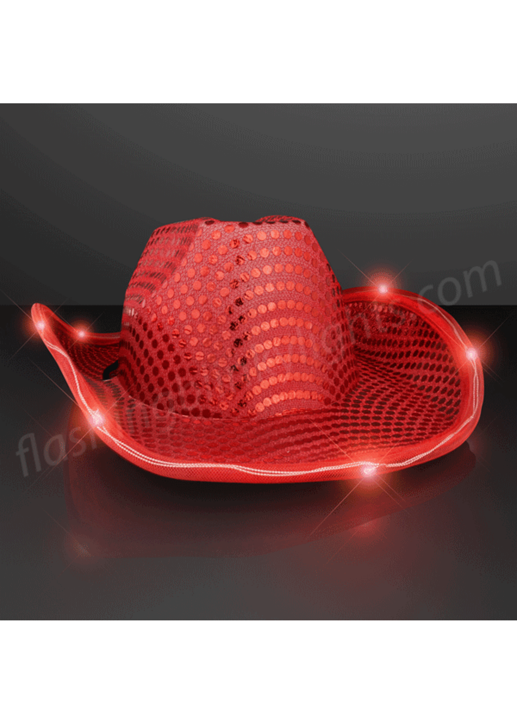 Light up Cowboy Hat w/ Sequins