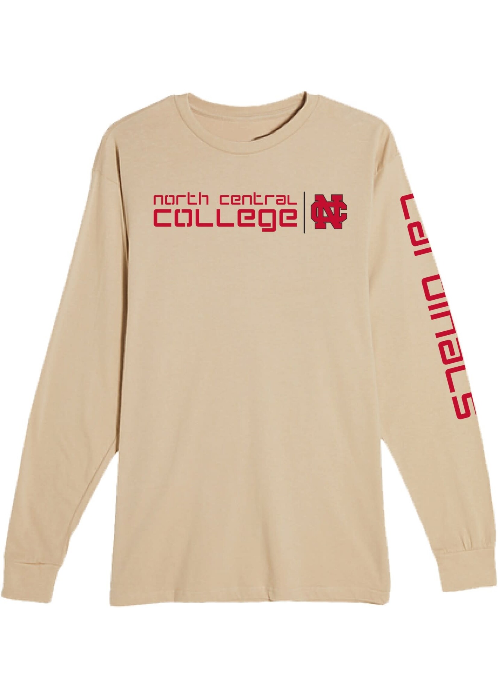 College House New Winter 2023 Long Sleeve Tee in mushroom color