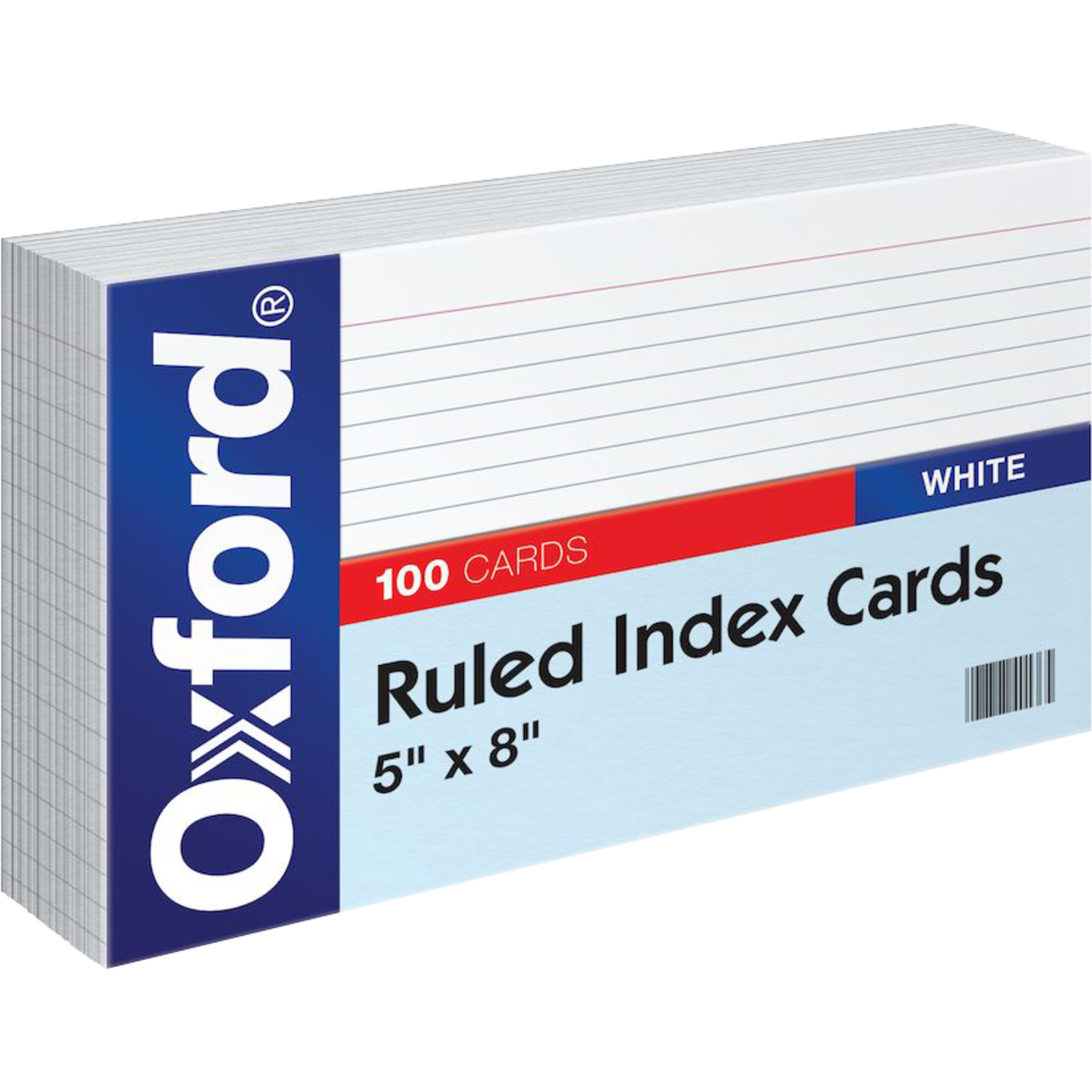 Oxford Oxford Index Card White 5 x 8 100ct