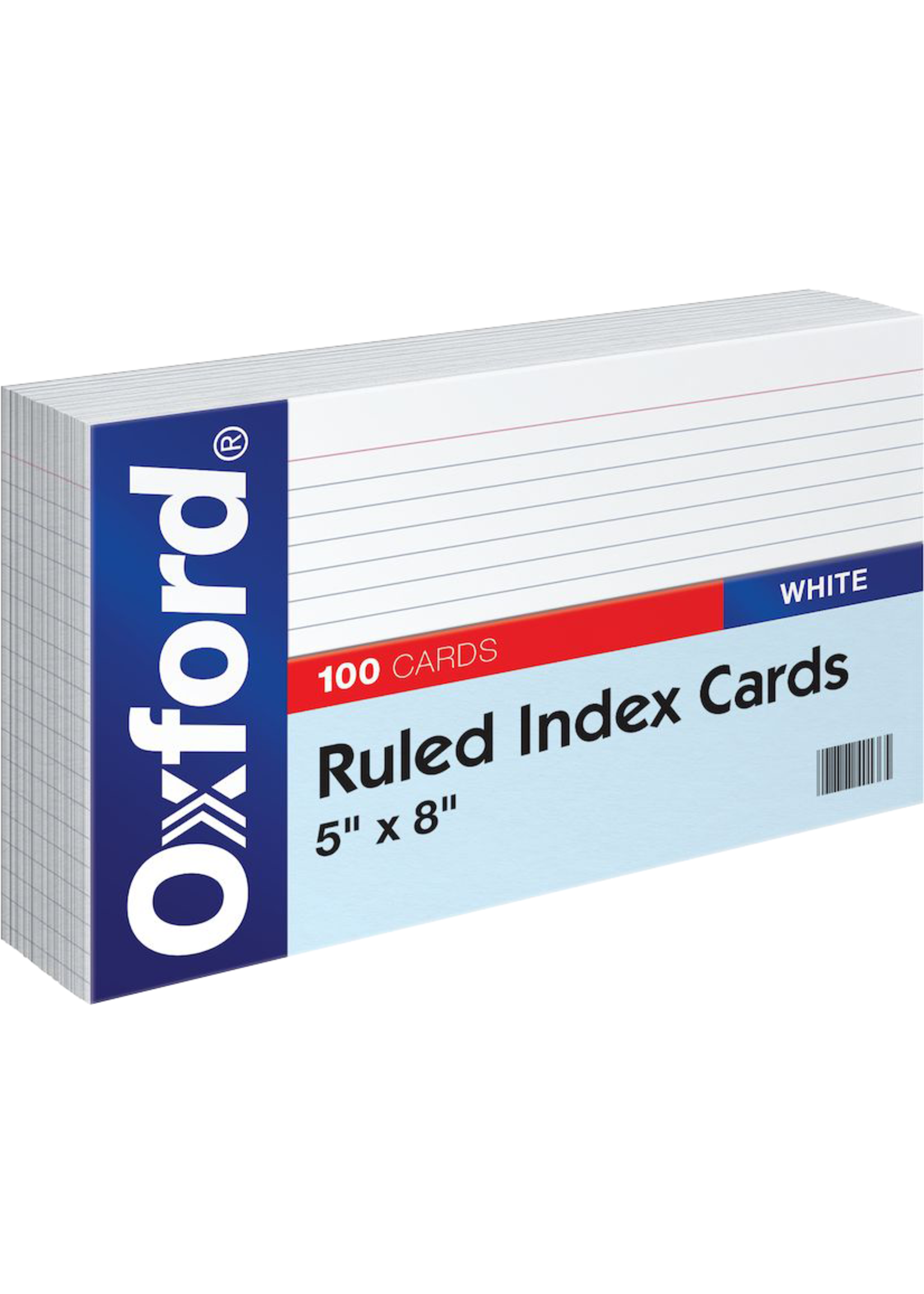 Oxford Oxford Index Card White 5 x 8 100ct