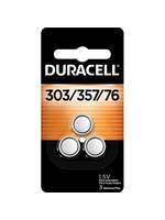 Duracell Duracell Silver Oxide Coin Battery 1.5 Volt 3Pk BP 303/357/76