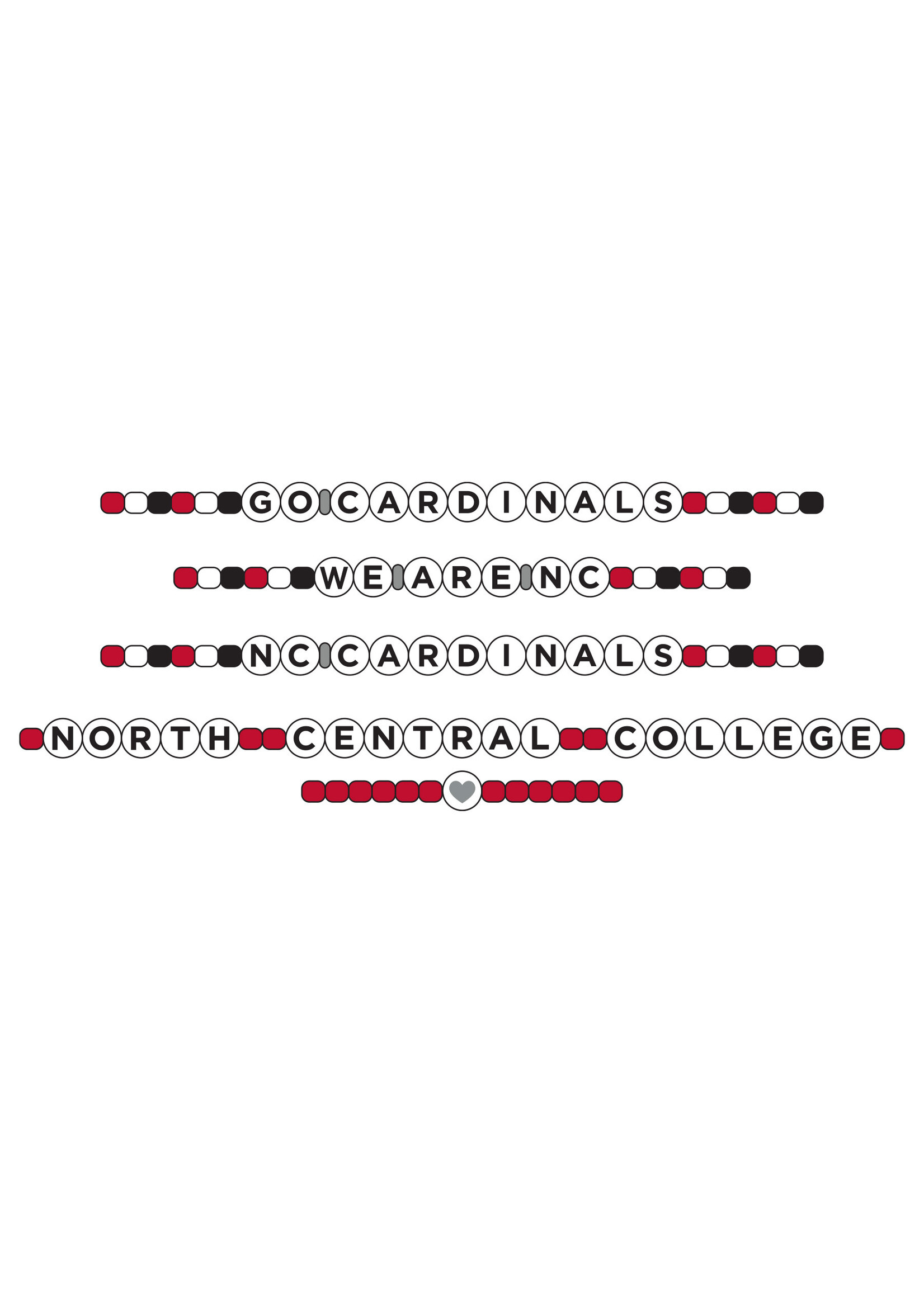 Neil Enterprises North Central College Friendship Bracelets