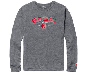League Victory Falls SP24 Solid LS Tee Fall Heather - North
