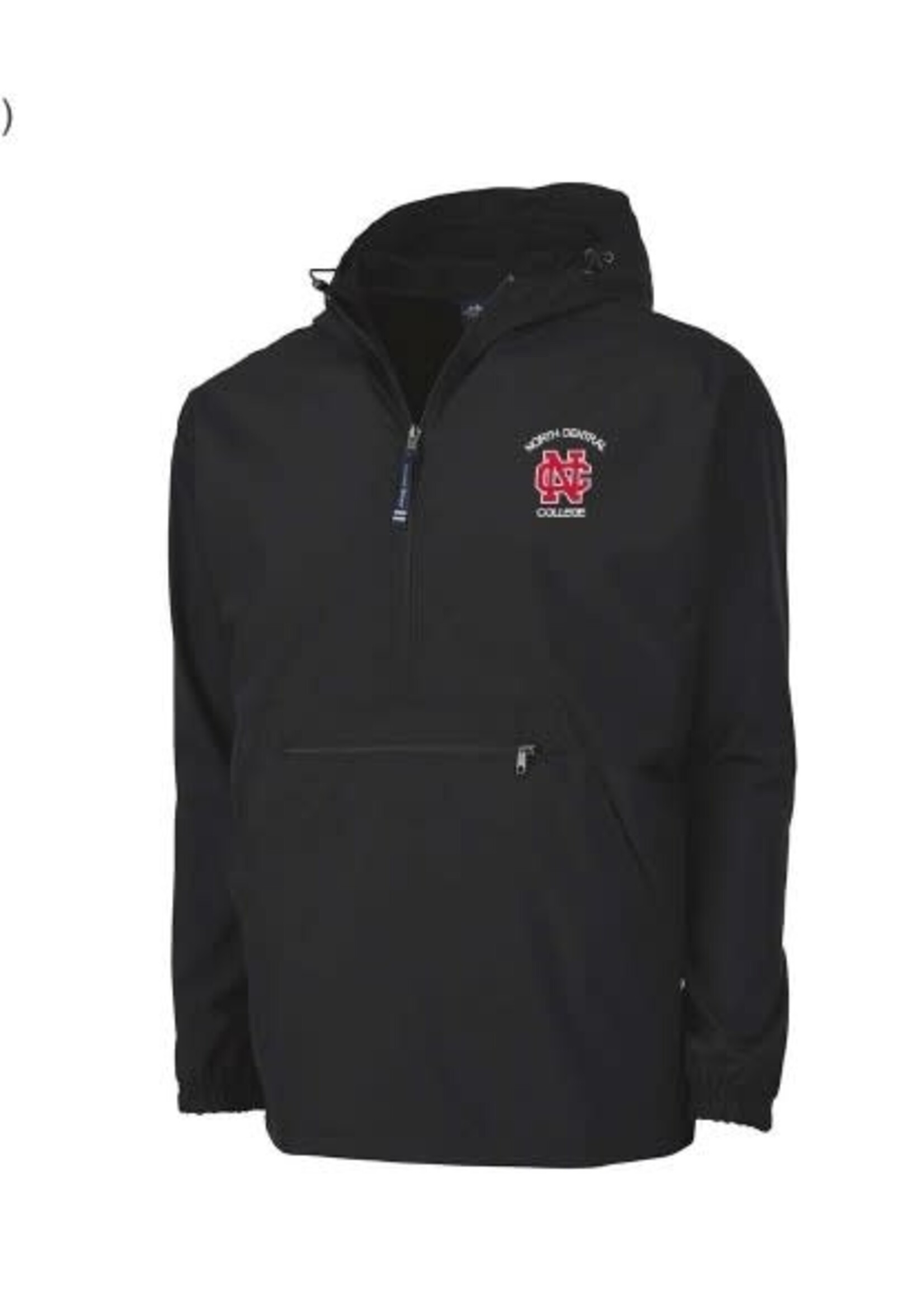 Charles River Black Pack-n-go Pullover by Charles River