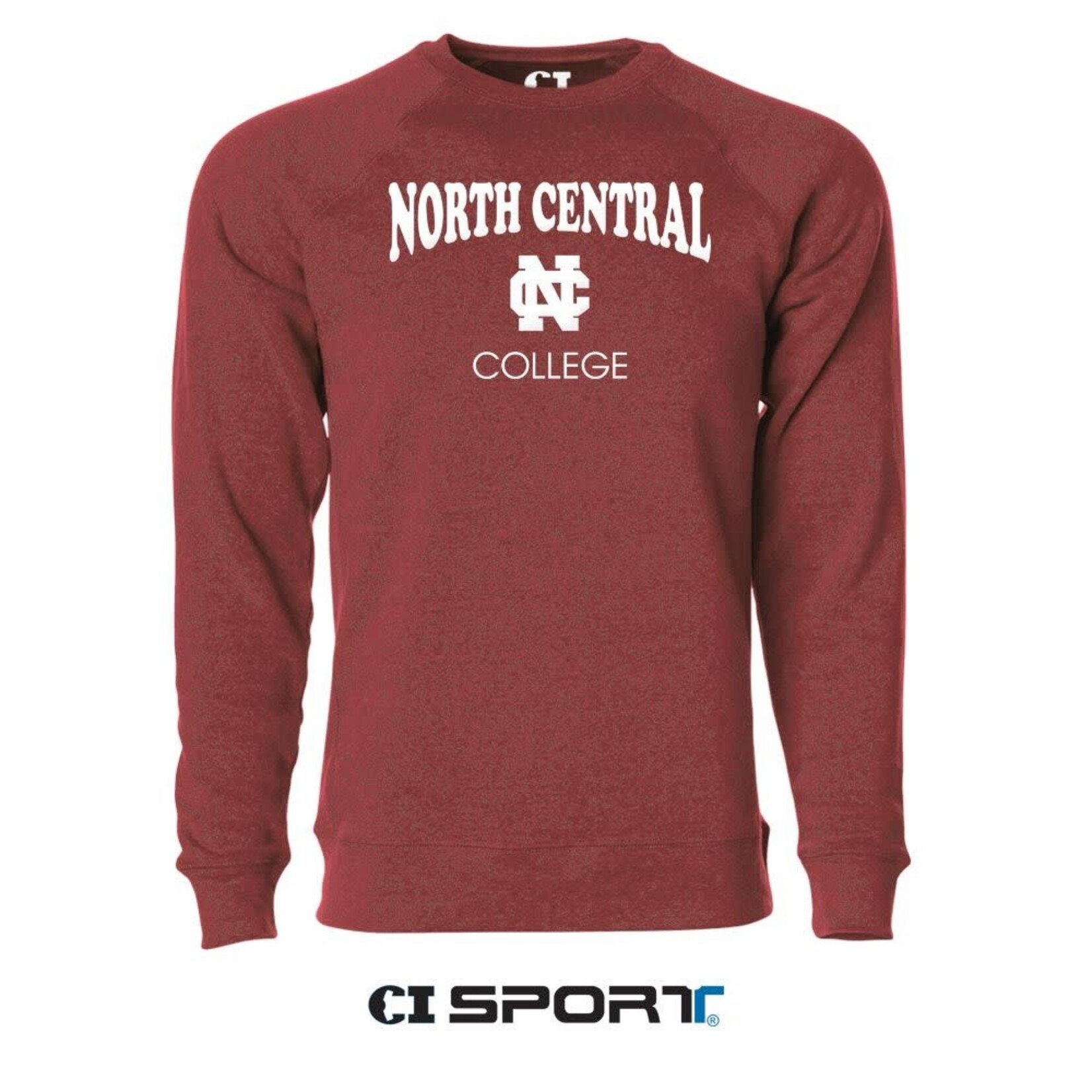 CI Sports NCC Blended Raglan Volo  Crewneck Sweatshirt