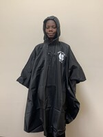 Storm Duds Deluxe Hooded  Rain Poncho Black