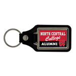 MCM Brands NCC Leather Rectangle Alumni Key Fob