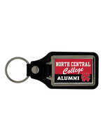 MCM Brands NCC Leather Rectangle Alumni Key Fob