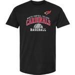 College House Name Drop Shirt in black  - Baseball