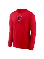 Nike Nike NCC Legend Center Logo LS Tee Red  F25
