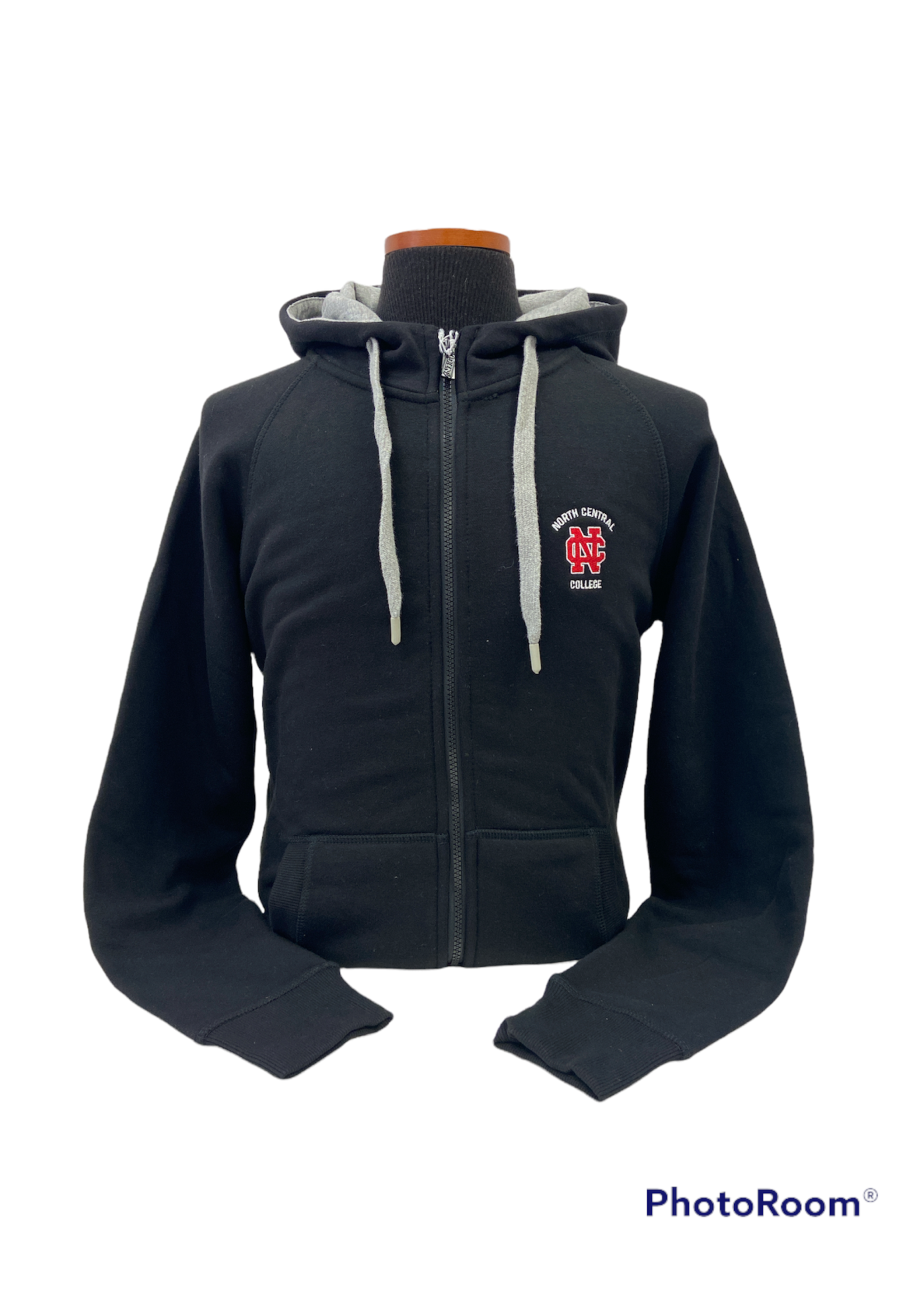 Antigua Antigua  Black Victory Full Zip 2.5 inch logo