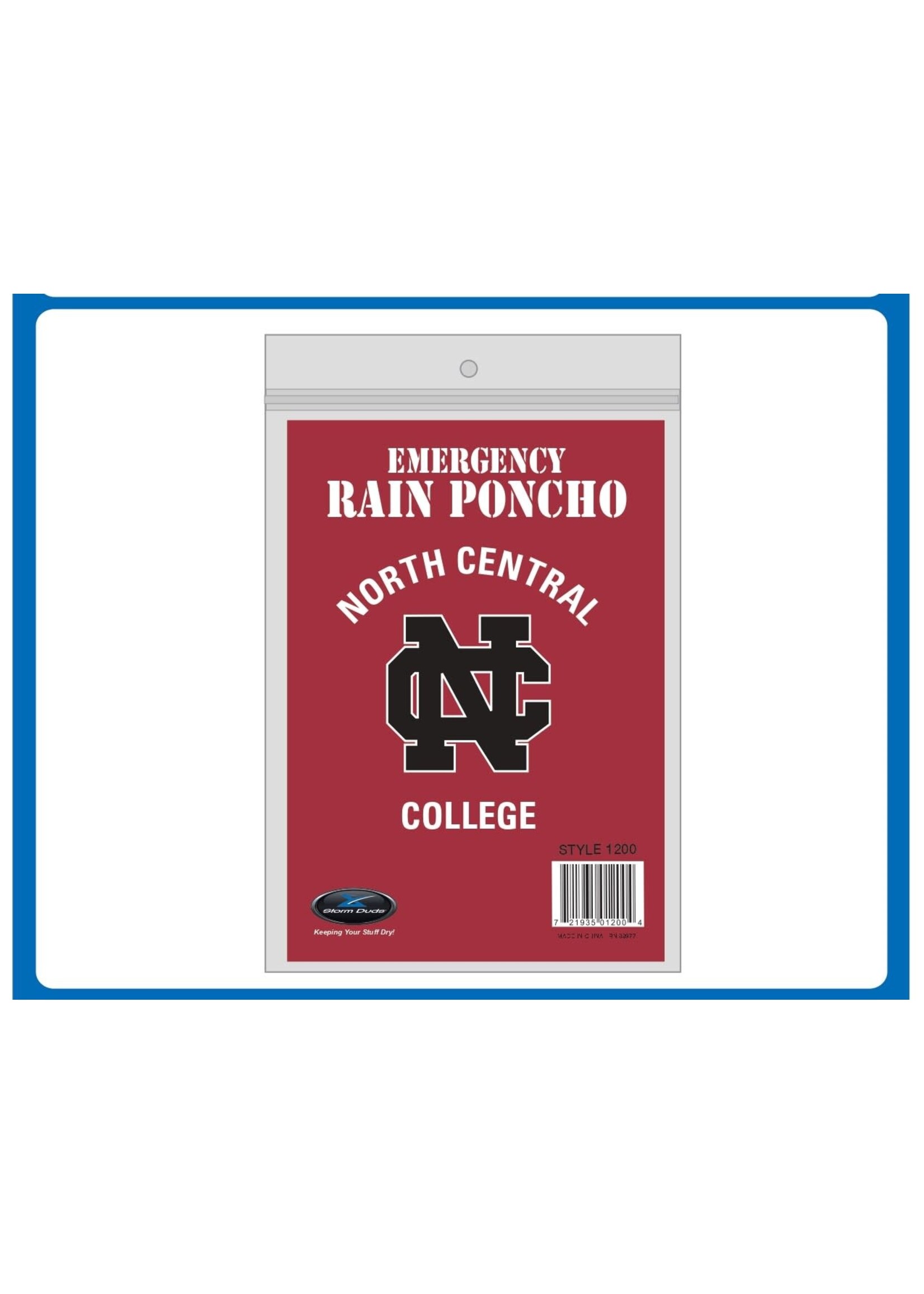Storm Duds Emergency Poncho Clear