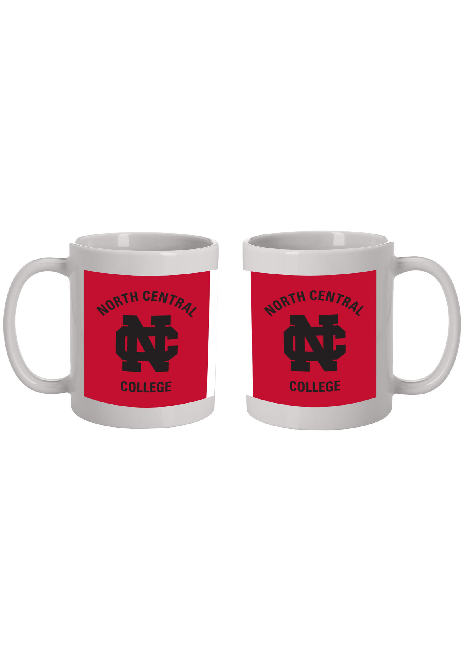 MCM Brands NCC 11 oz mug white w/red