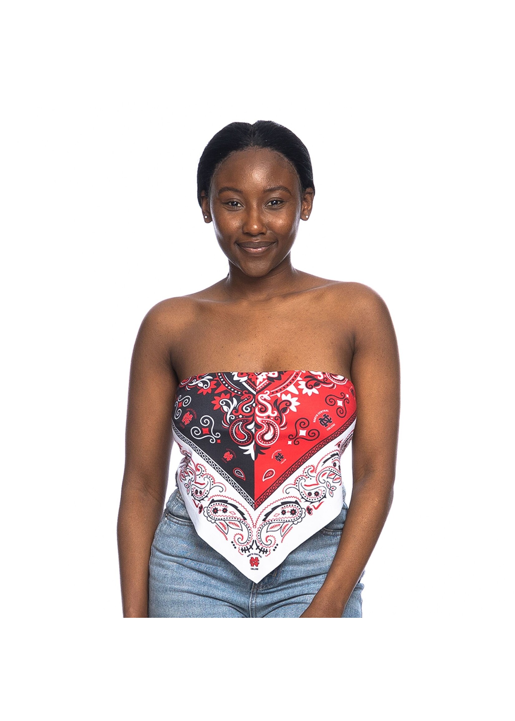 Zoozatz NCC F24 Scarf Bandeau Tie Top One Size