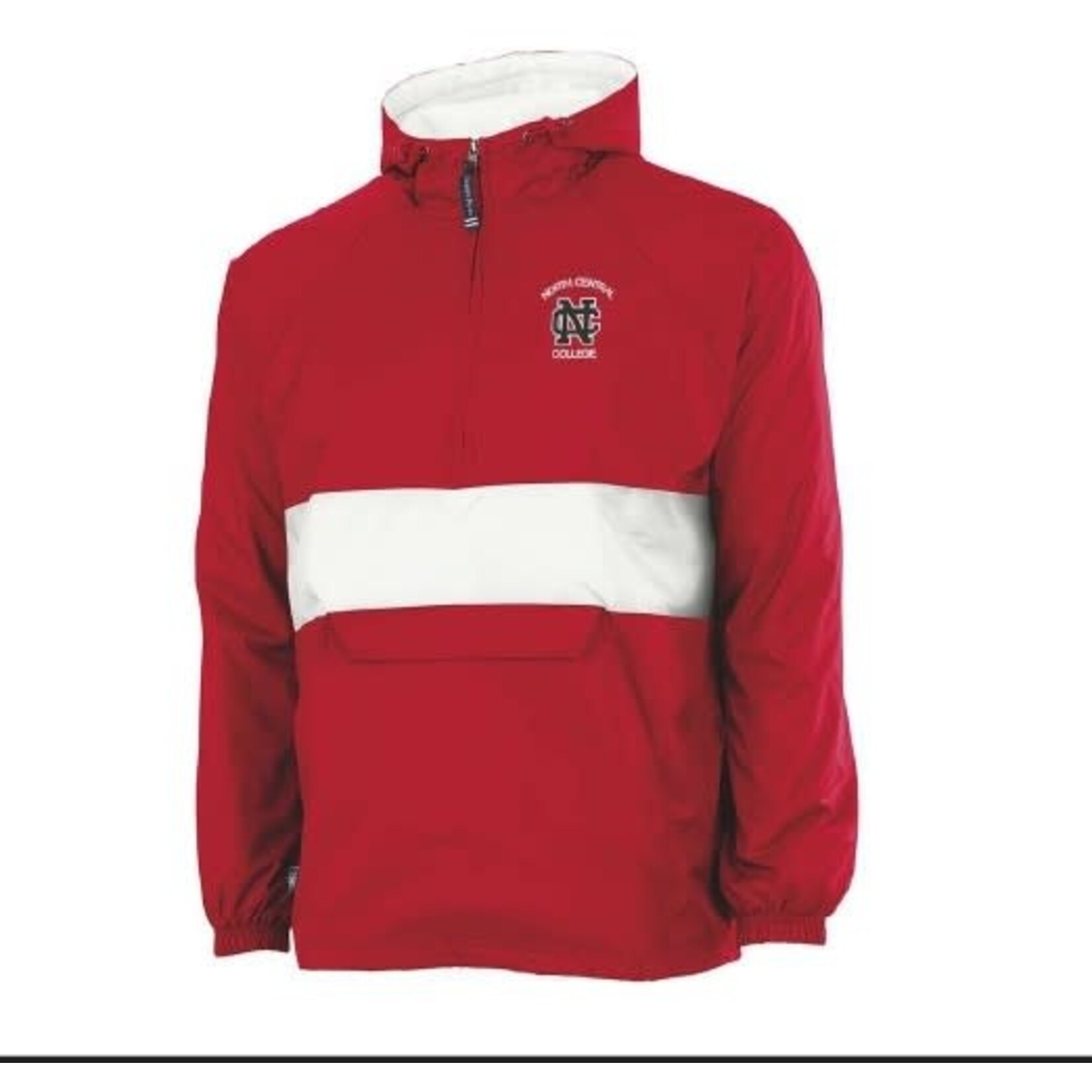 Charles River Classic Striped Pullover - Pack n Go Red/white