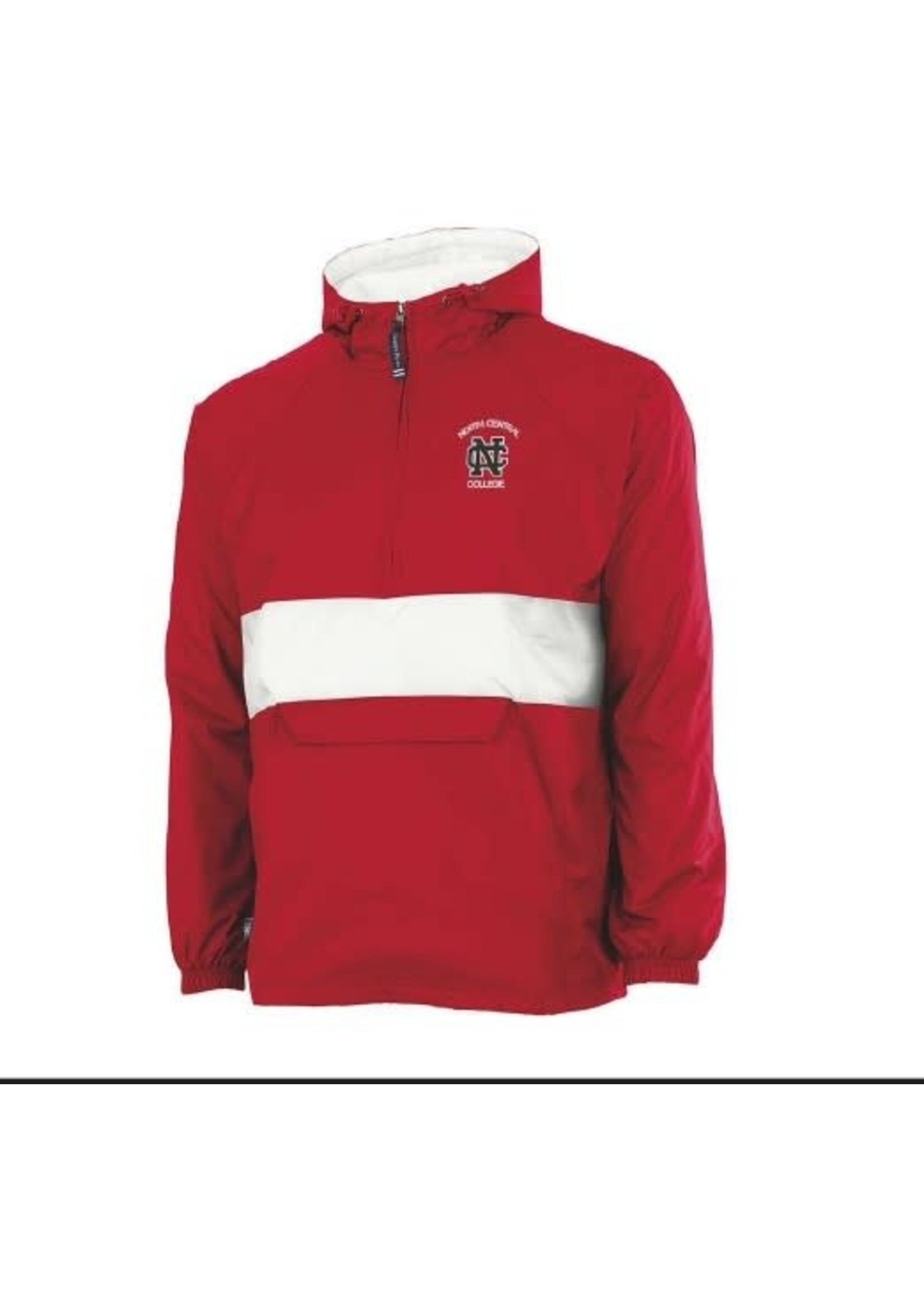 Charles River Classic Striped Pullover - Pack n Go Red/white