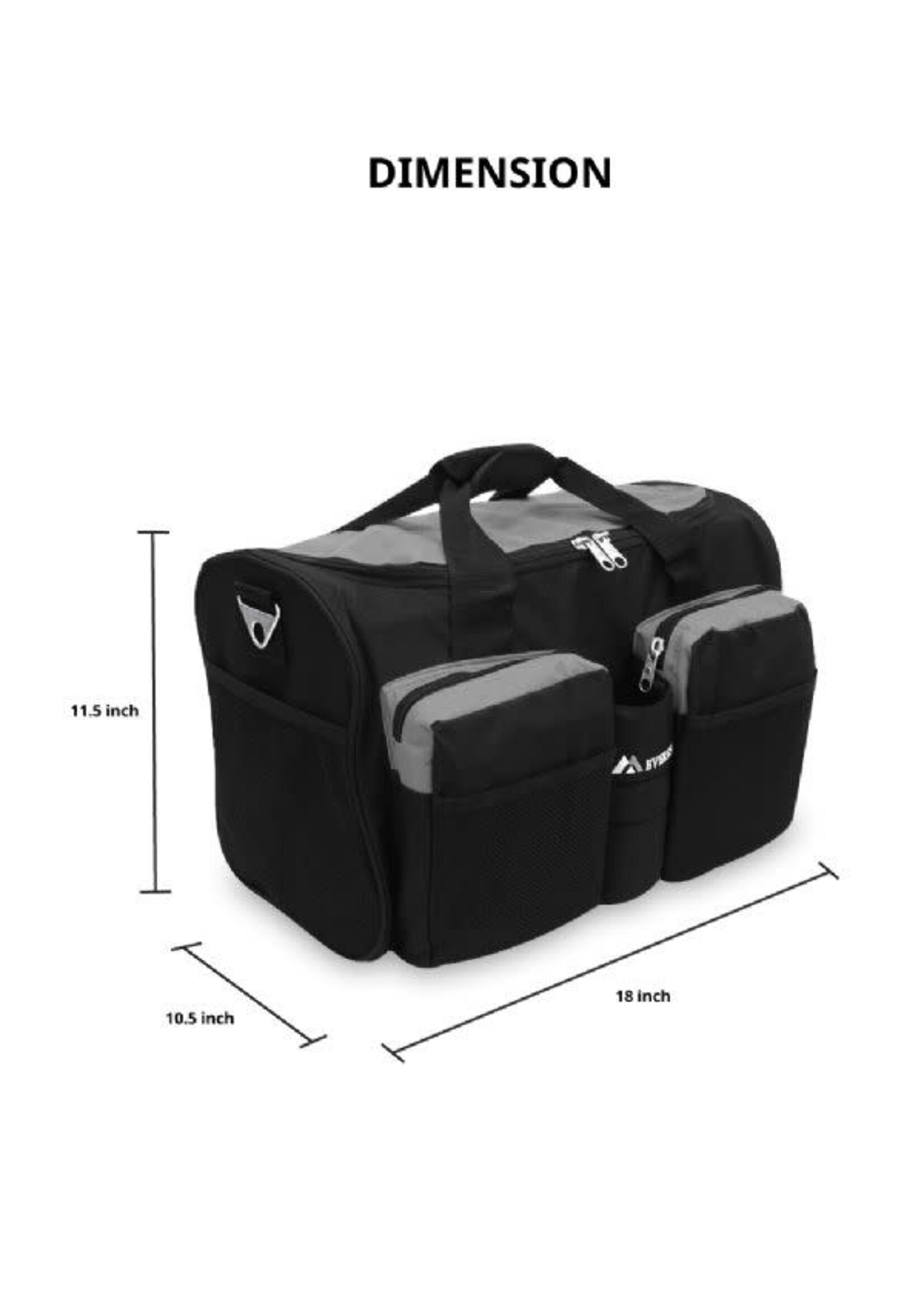 Everest Sports Duffle w/ shoe pocket