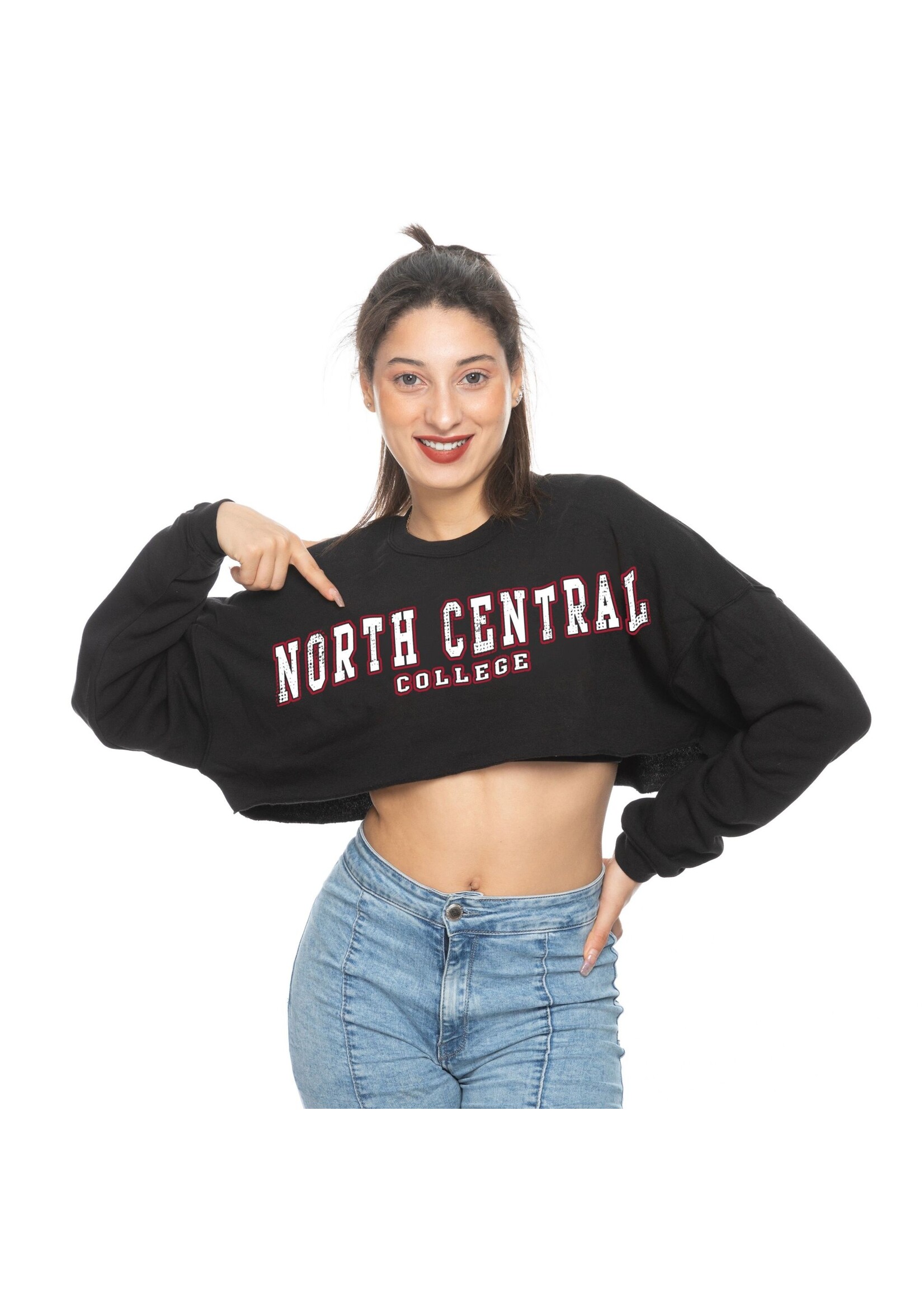 Zoozatz NCC F24 Uber Fleece Crop Black