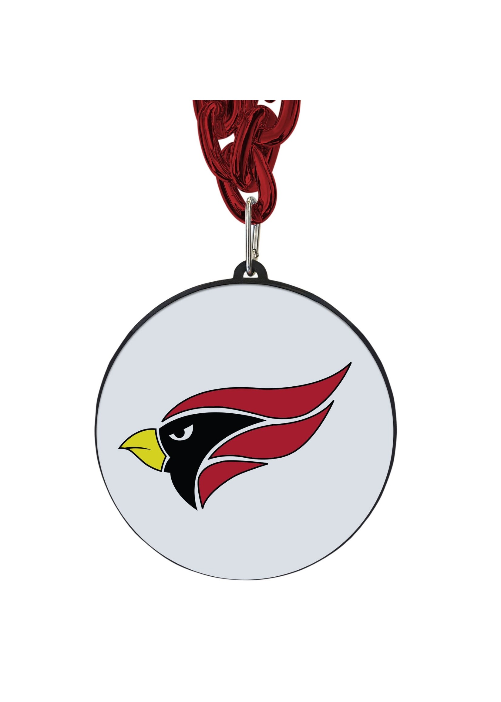 Jardine Associates Oversized Gameday Big Chain Necklace w/ Foam Round Medalion