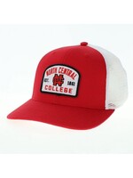 League / Legacy Legacy Mid Pro Trucker Red w/ white mesh