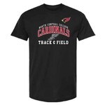 College House Name Drop Shirt in black  - Track and Field