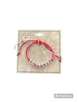 Jardine Associates Box Braid  Bracelet w/ words for NCC