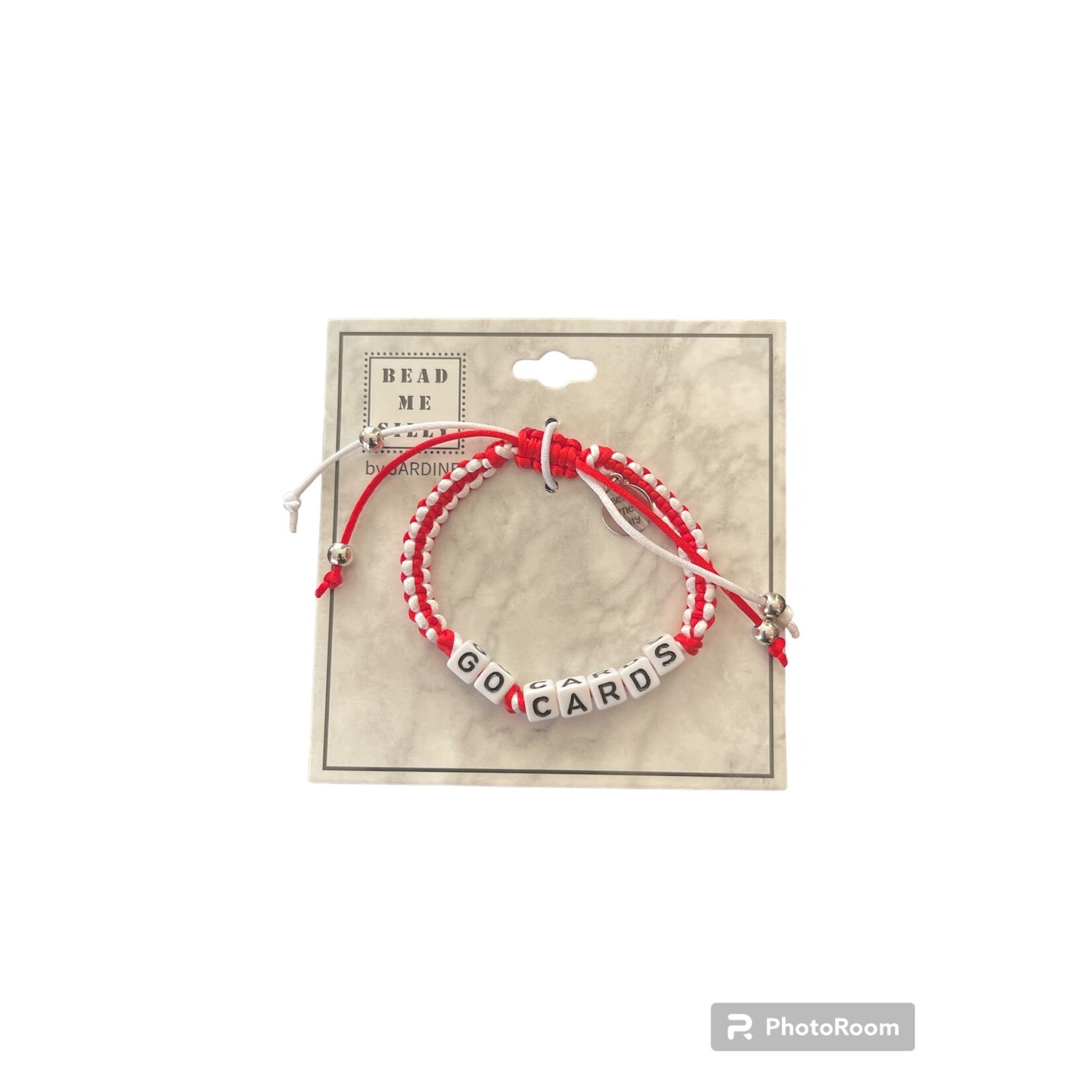 Jardine Associates Box Braid  Bracelet w/ words for NCC