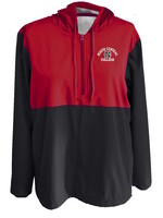 Summit Summit  1/4 Zip Rain Jacket red w/black