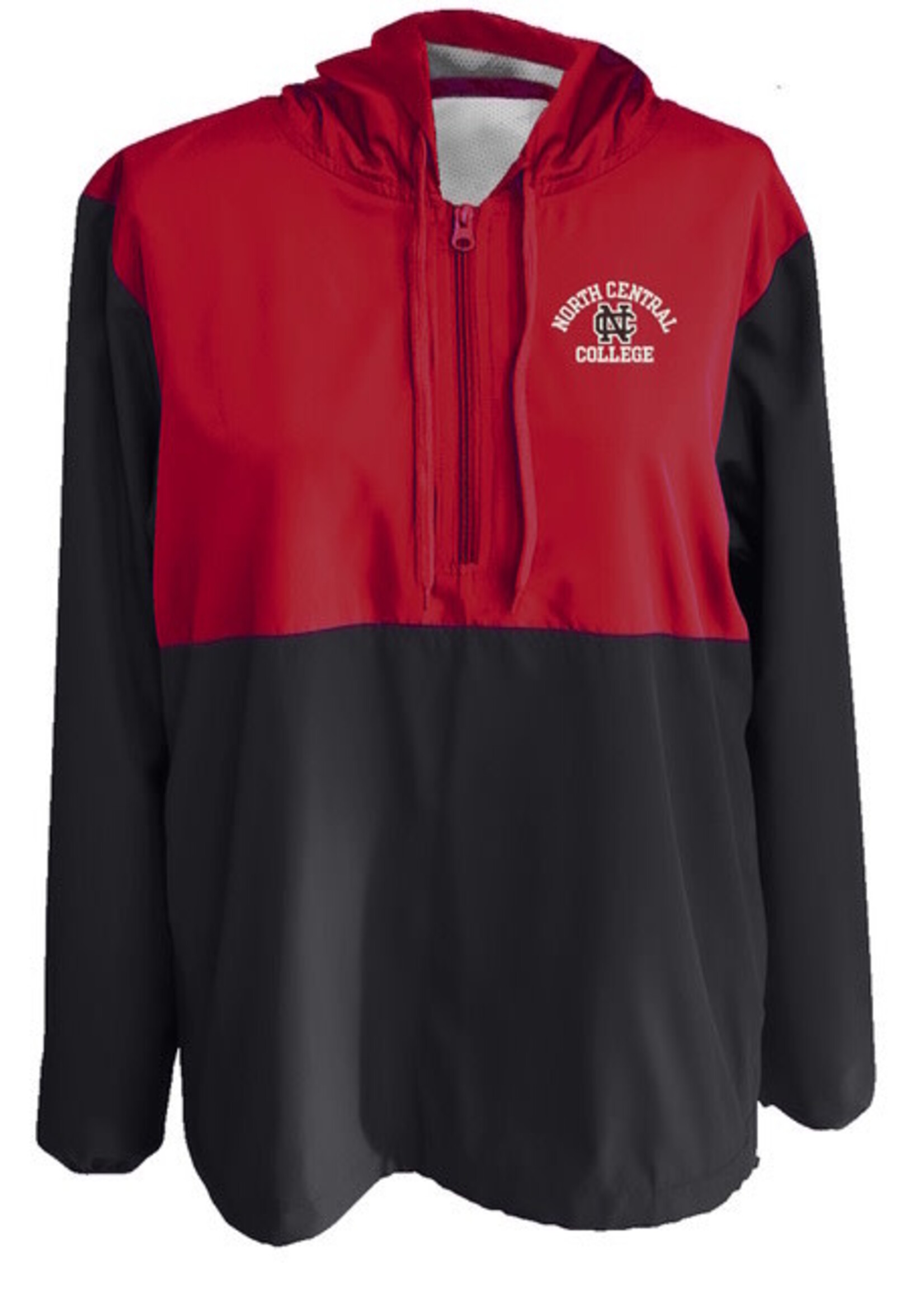 Summit Summit  1/4 Zip Rain Jacket red w/black