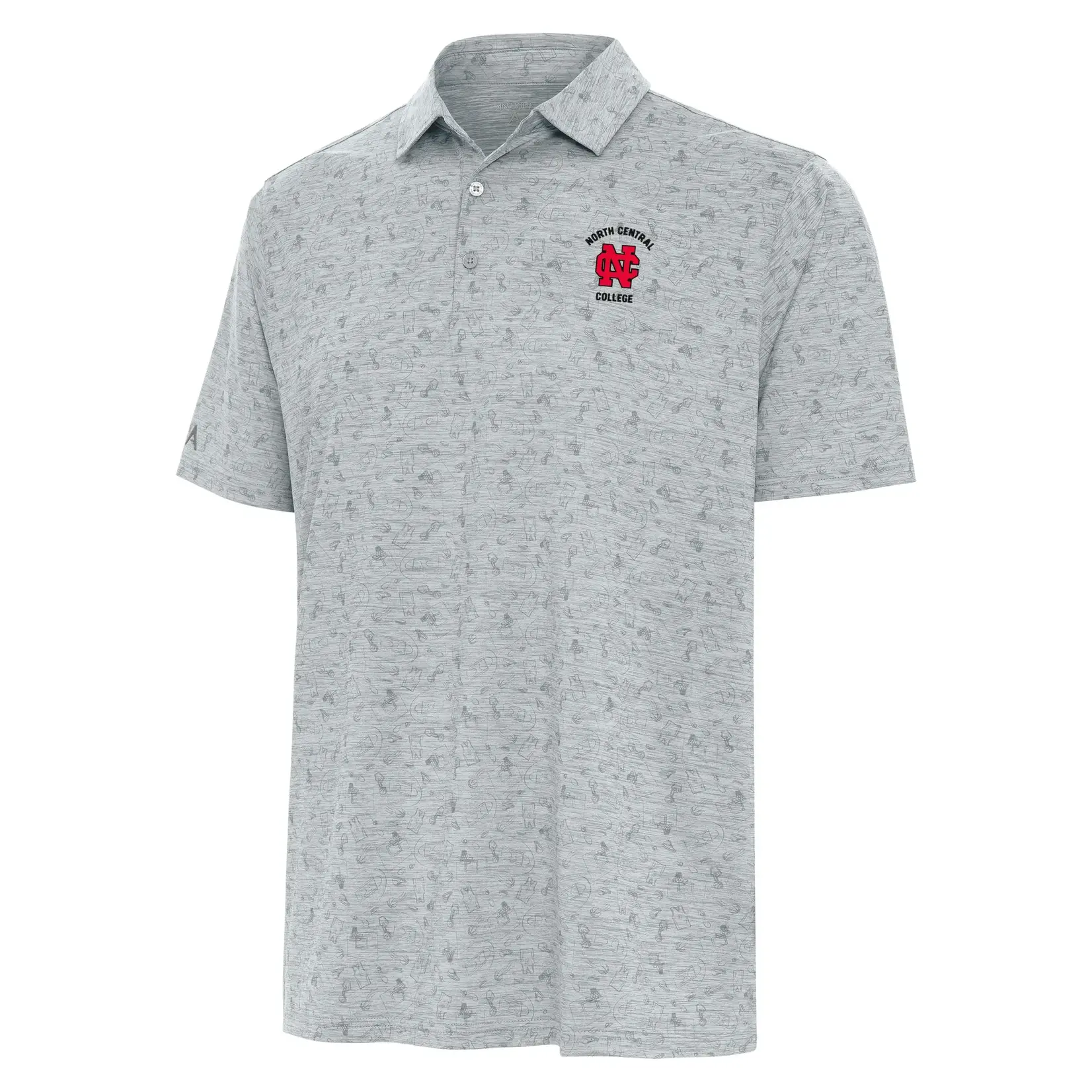 Antigua Antigua Net Polo Sky Heather