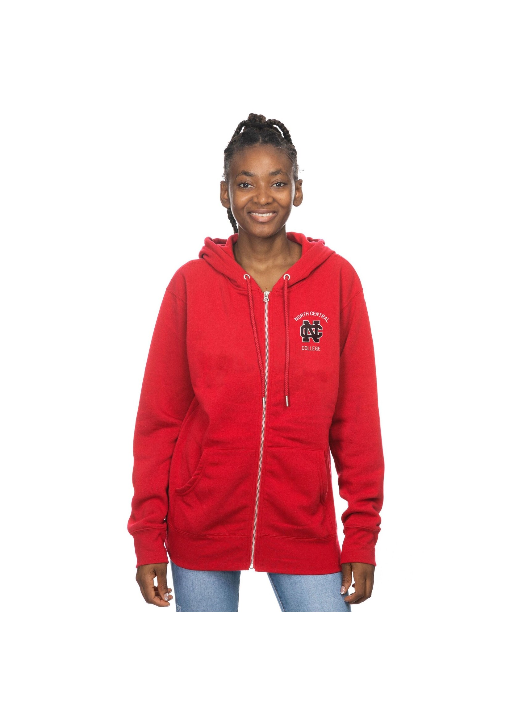 Zoozatz ZooZatz F24 Full Zip Fleece Hoodie - Red