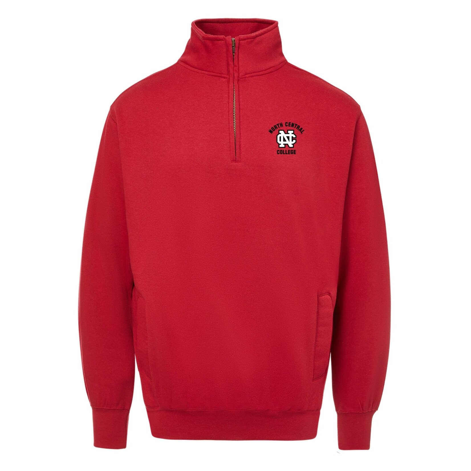 MV Sports Fundamental Fleece 1/4 Zip 20315 by MV Sport Crimson F24 w/ pockets