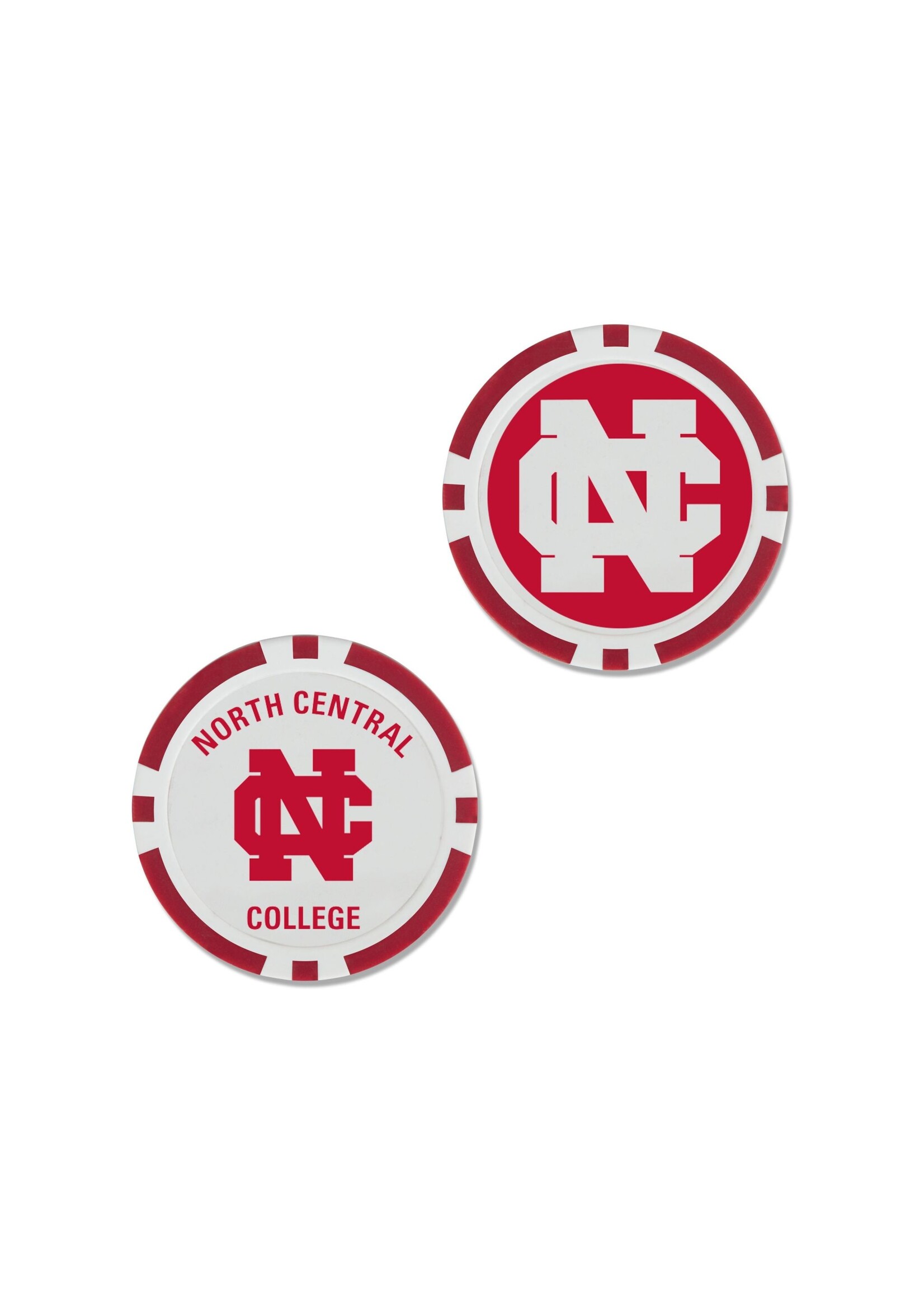Wincraft North Central College Golf poker chip ball marker