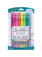 Board Dudes Board Dudes Scribble Stuff Gel Pen Asst 8Pk BP Rainbow Swirl