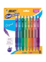 BIC BIC Gel-ocity Original Retractable Gel Pen Asst .7mm 8Pk