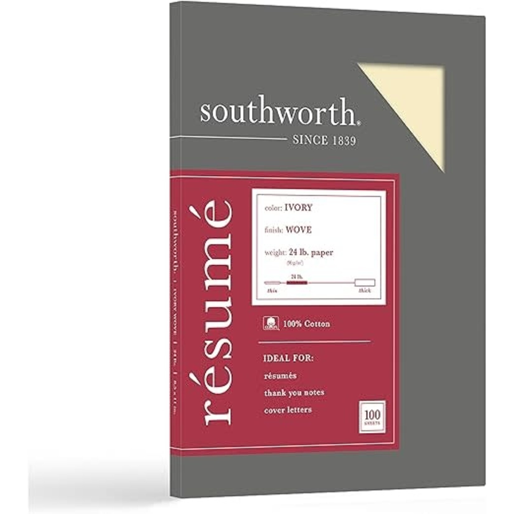 Southworth Southworth Resume Paper 8.5 x 11in 100 Sheet