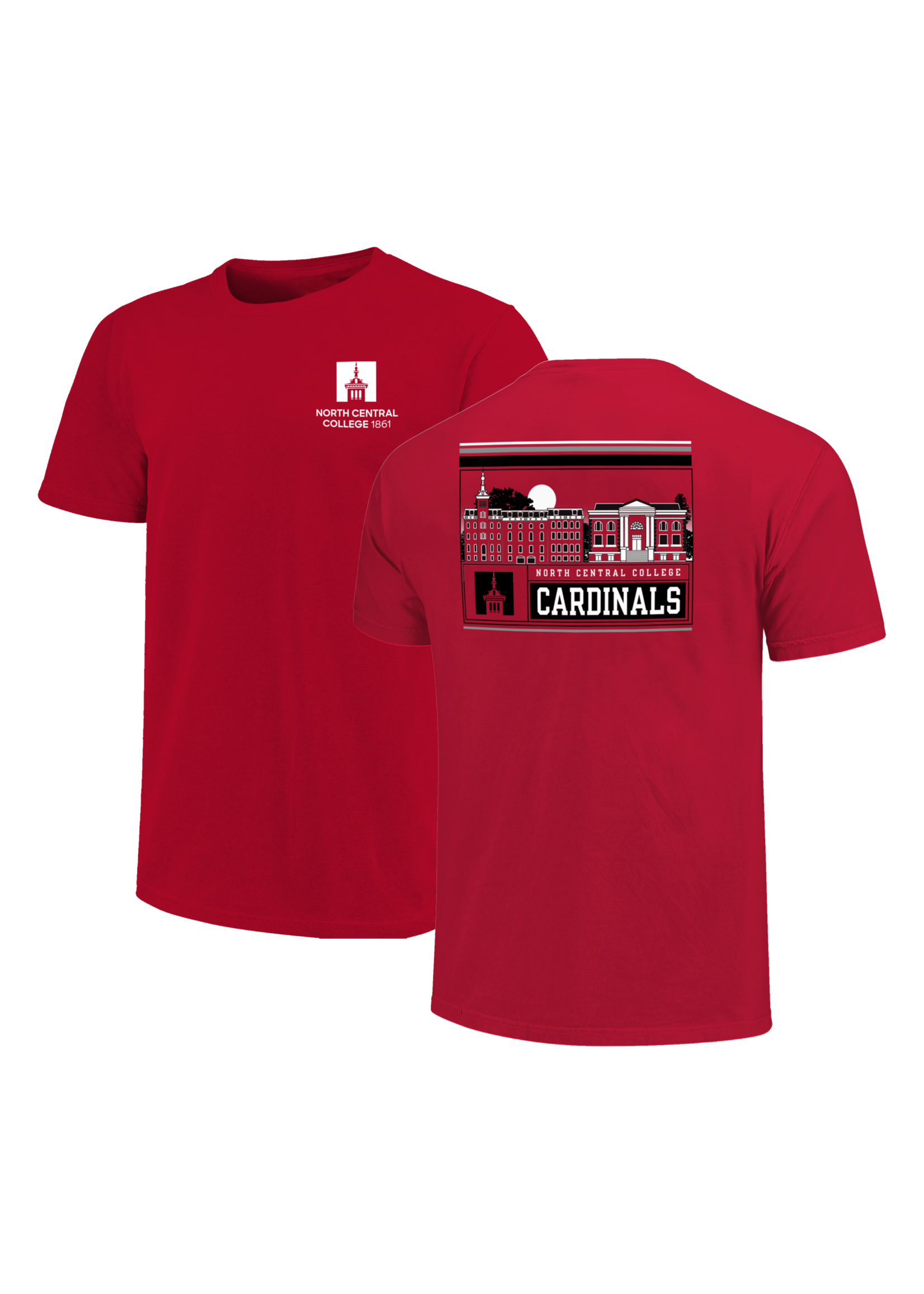 Image One Campus Built Soft Washed Red Tee