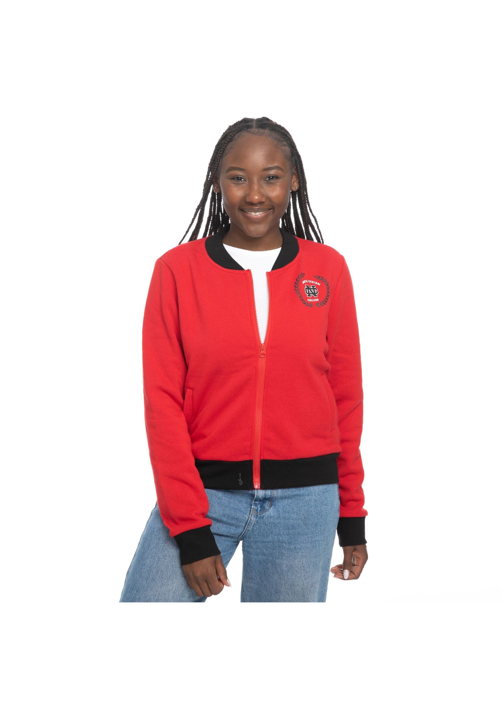 Zoozatz ZooZatz F24 Fleece Bomber Jacket Red