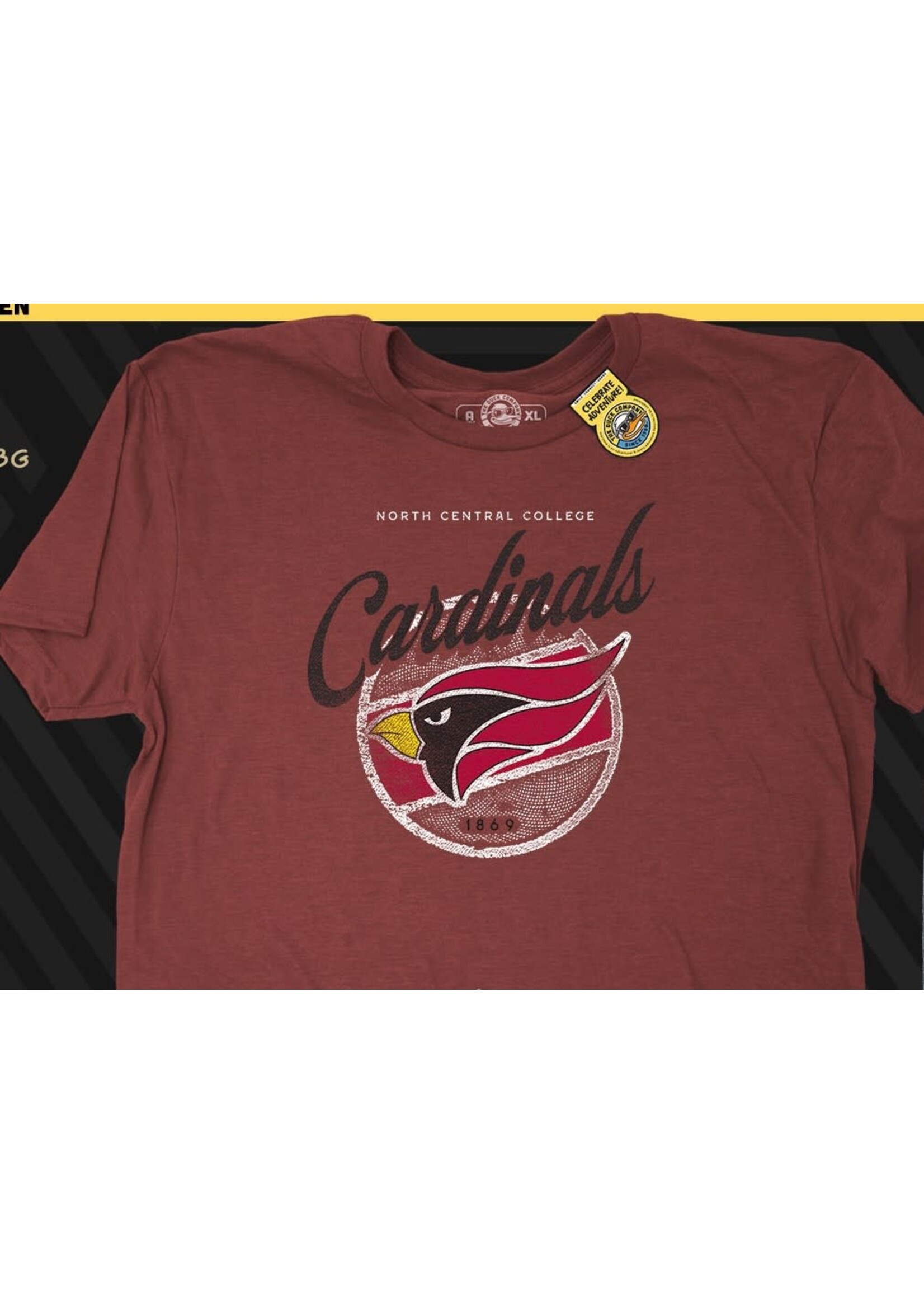 Duck Company Duck Company Strikethrough Short Sleeve Heather Tee