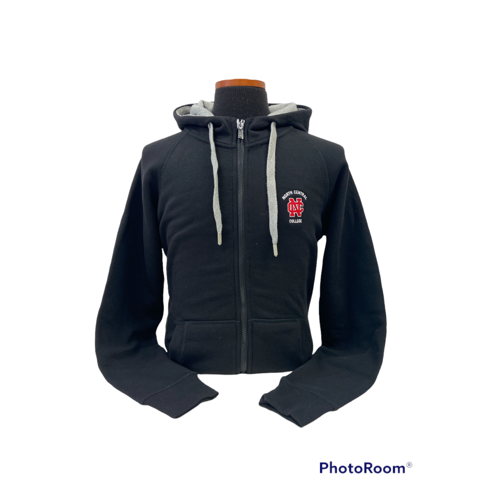 Antigua Antigua  Black Victory Full Zip 2.5 inch logo